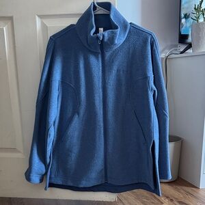 Lululemon Blue Full-Zip Fleece Jacket